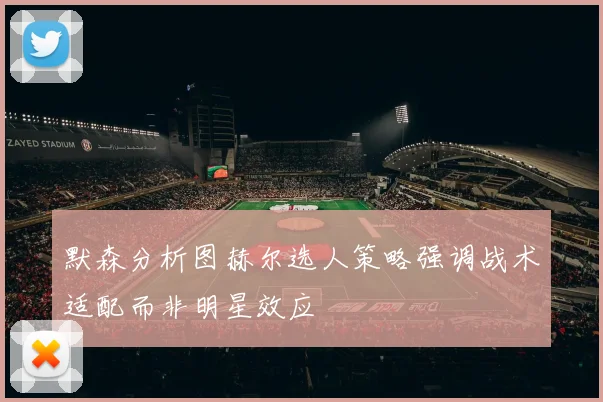 默森分析图赫尔选人策略强调战术适配而非明星效应